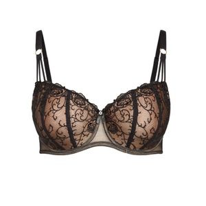 FOX & ROYAL
Tatiana Embroidered Contour Bra - black 44B